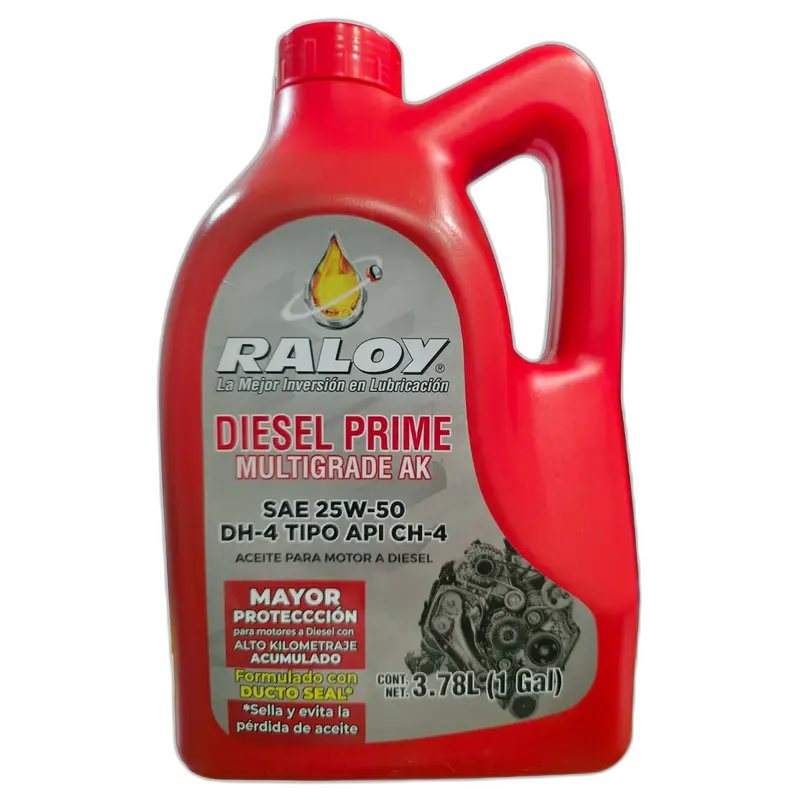RALOY DIESEL PRIME MULTIGRADE SAE 25W-50 DH-4 (G/3.78 LTS)