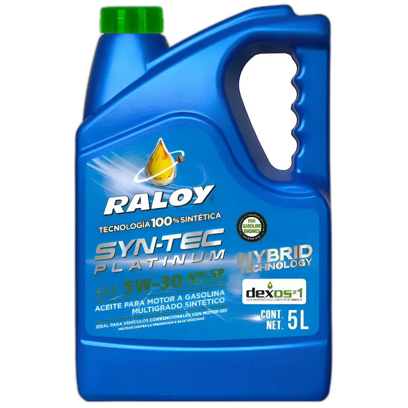 RALOY SYN-TEC PLATINUM SAE 05W-30 API SQ / GF-7A DEXOS GEN 3 (P/5 LTS)