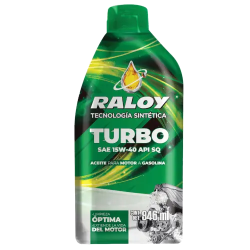 RALOY TURBO TECNOLOGÍA SINTETICA SAE 15W-40 API SQ (B/946 ML)