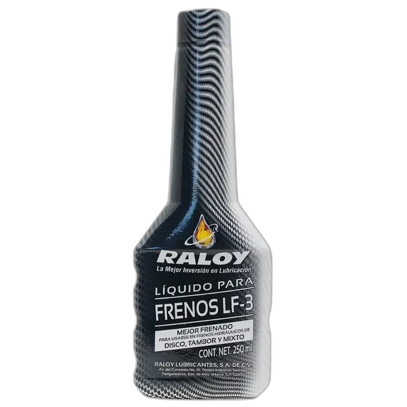 RALOY LIQUIDO PARA FRENOS DOT-3 B/.250