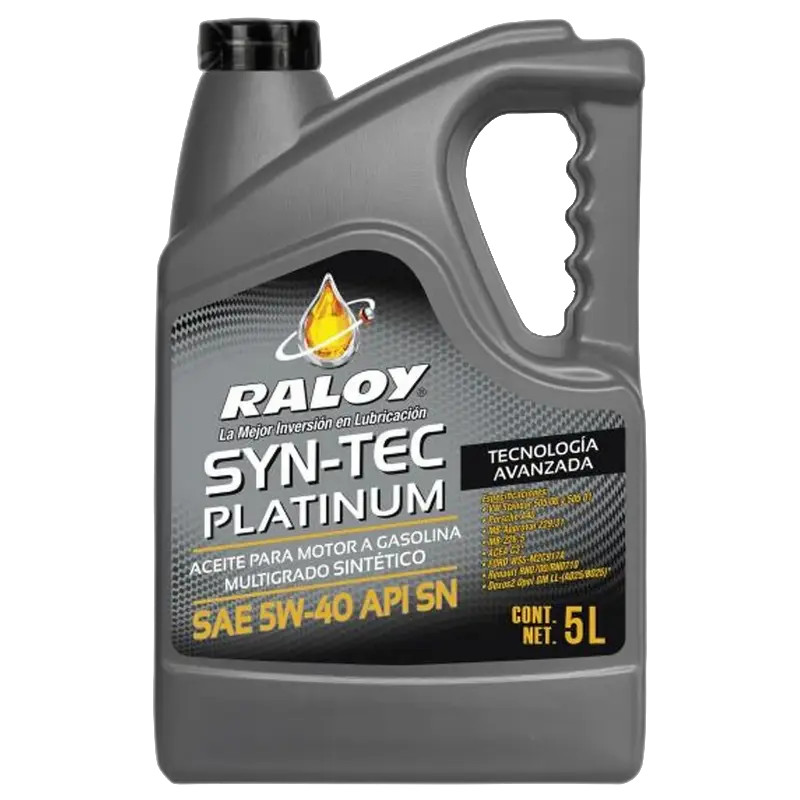 RALOY SYN-TEC PLATINUM SAE 5W-40 API SN/GF-5 (505.01) B/5