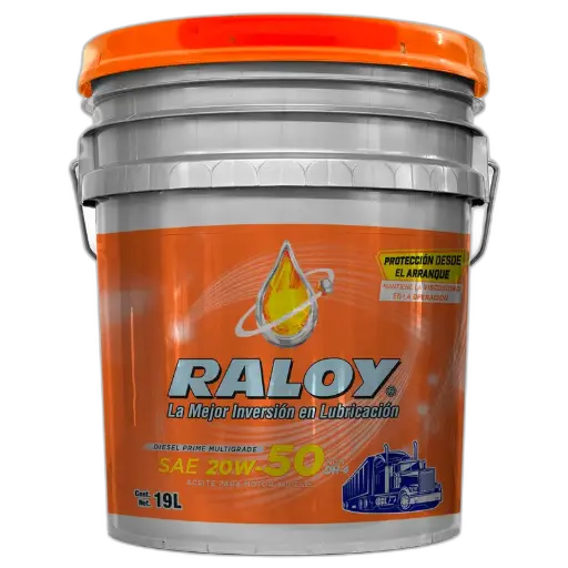 [P12062] RALOY DIESEL PRIME MULTIGRADE SAE 20W-50 DH-4 (C/19 LTS)