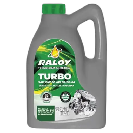 [P12973G] RALOY TURBO TECNOLOGÍA SINTETICA SAE 10W-30 API SQ / GF-7A (G/3.78 LTS)