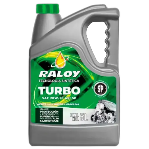 [P12980P] RALOY TURBO TECNOLOGÍA SINTETICA SAE 20W-50 API SQ (P/5 LTS)