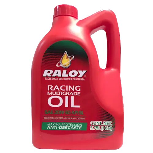 [P6588G] RALOY RACING MULTIGRADE OIL SAE 20W-50 API SL / CF (G/3.78 LTS)