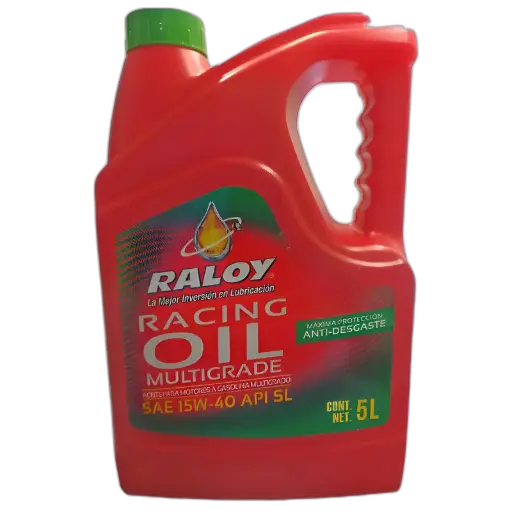 [P5596P] RALOY RACING MULTIGRADE OIL SAE 15W-40 API SL/CF B/5