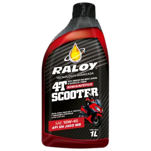 [P10970B] CUATRO TIEMPOS SCOOTER SEMISINTETICO SAE 10W-40 JASO MB/SN B/1