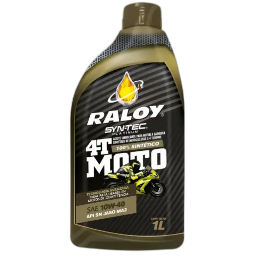 [P7400B] RALOY SYN-TEC PLATINUM MOTO 4T 10W-40 SN (B/1 LT)